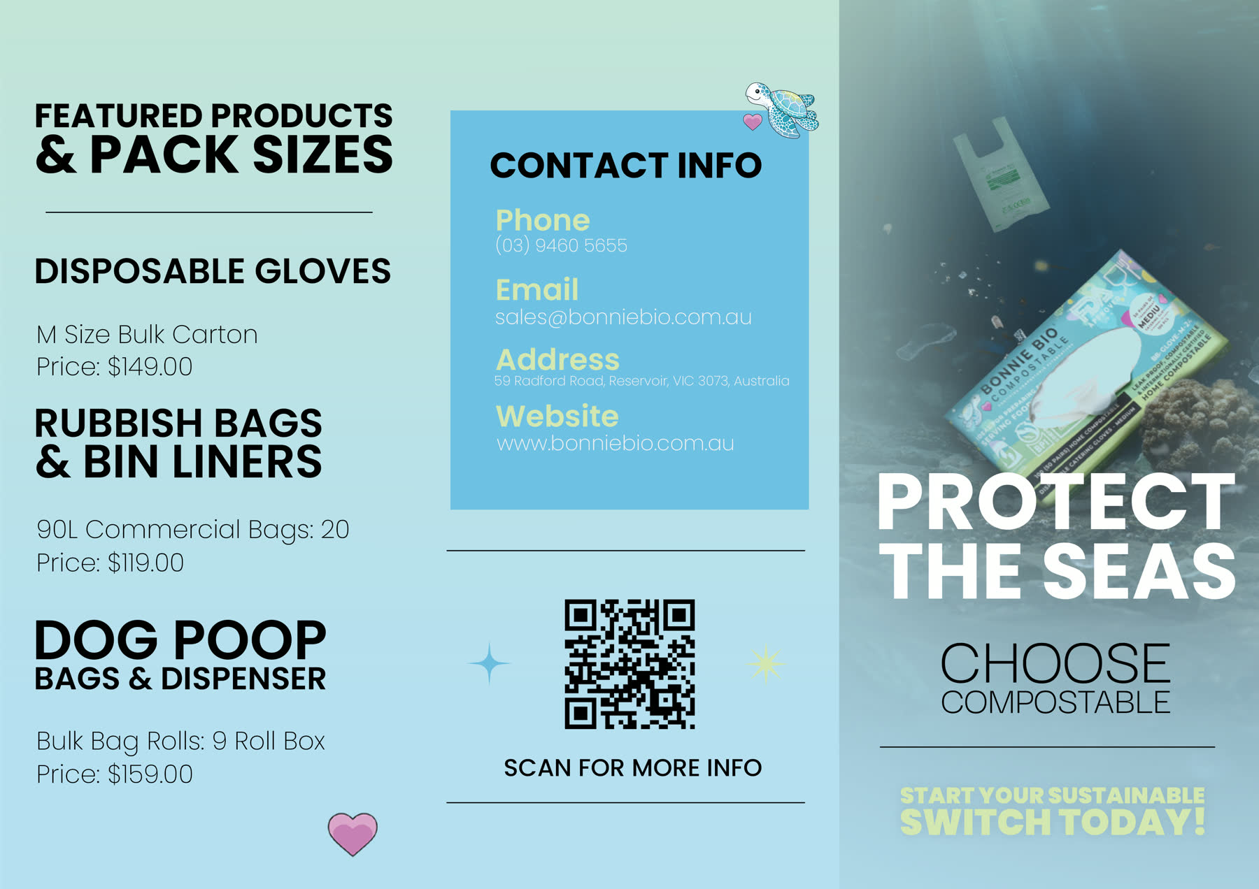 BonnieBio Example Brochure Side 2