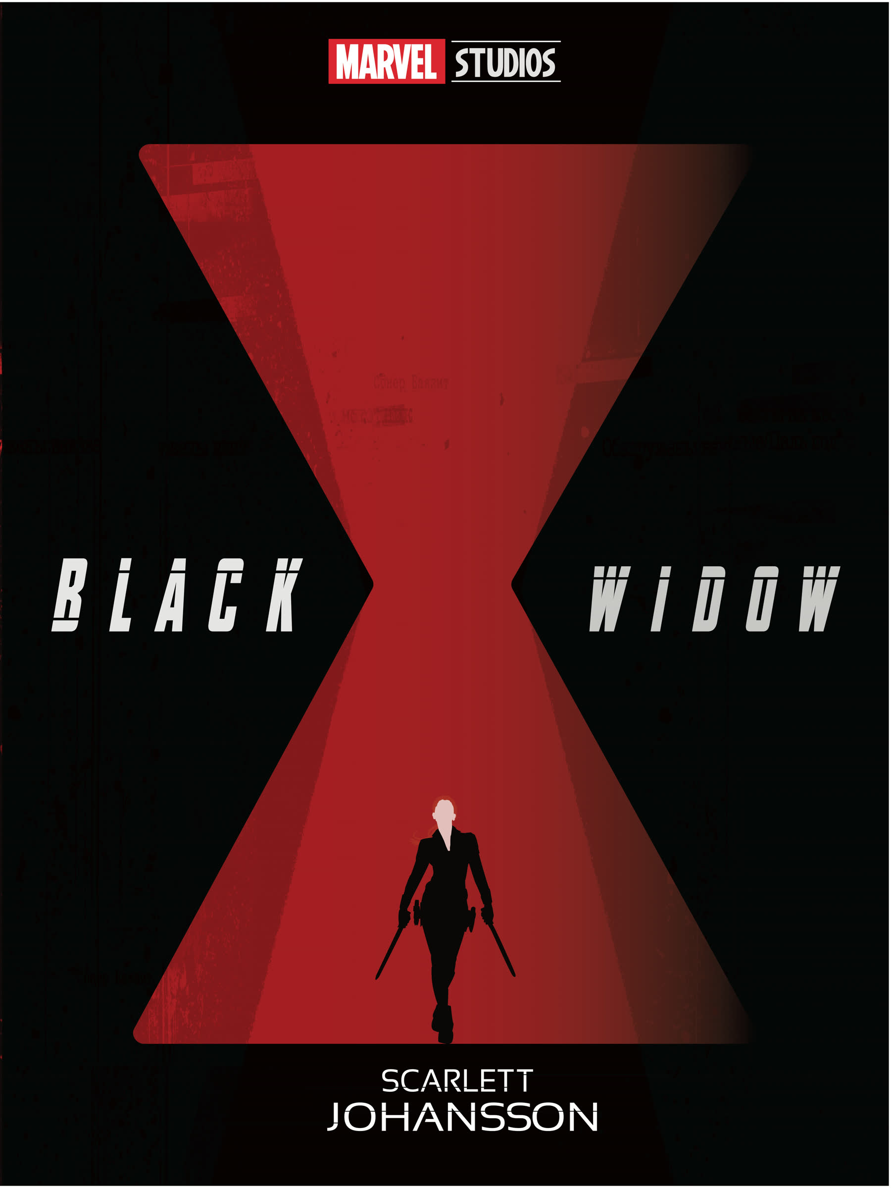 Постер Дизајн Black Widow